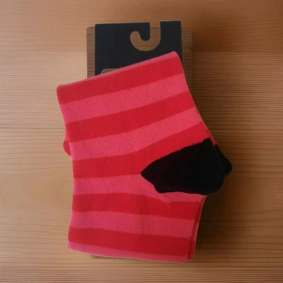 New Pet Bull Dog Socks Stripped Pink Women’s Christmas Present Gift Size L/XL - Picture 3 of 4